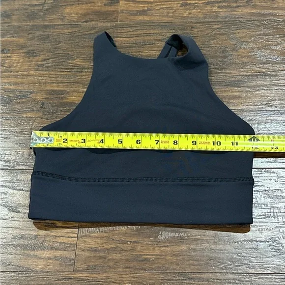 lululemon athletica Women's Dark Gray/Steel Color Sports Bra Size 4 - Picture 4 of 5